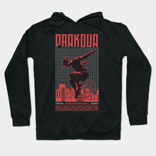 Parkour Freerunner Retro Themed Gift Hoodie